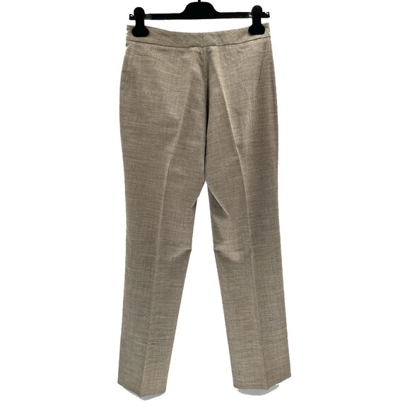 BARNEYS Italian Wool ladies suit Y2K Tan size 8 - Picture 9 of 9